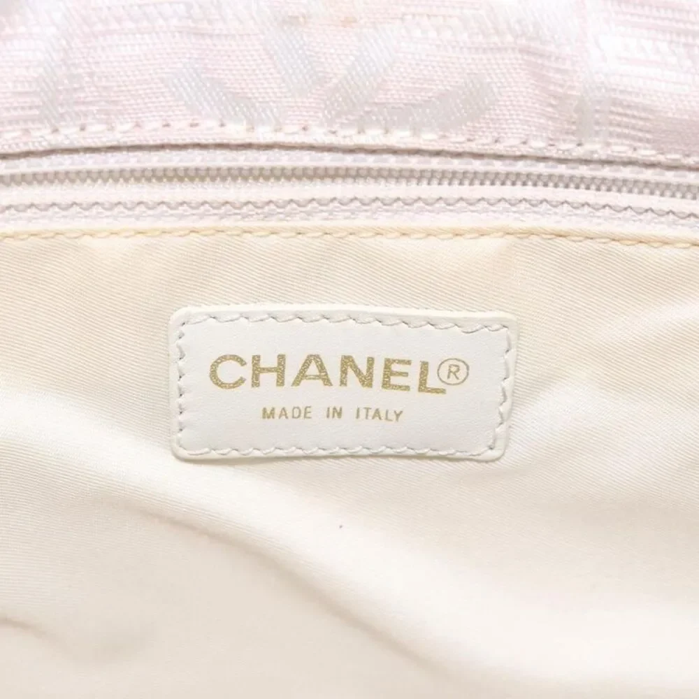 Chanel Travel Line Pink Nylon Handbag (Pre-Owned) - Picture 12 of 16